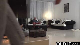 Sugar Daddy Fucks Step-daughter Tight Pussy Goes Deep Inside