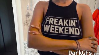 Ebony Nurse Julie Kay Gets Her Pussy Pounded Hard By Her Bf