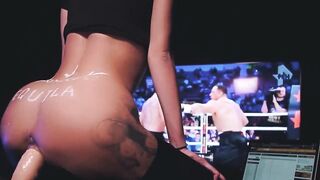 Brunette Riding On Dildo And Bets On Fedor Emelianenko At Melbet Bookmaker