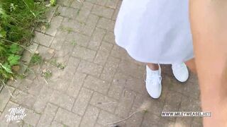 Blonde Schlampe An Der Strasse Aufgegabelt Und In Den Arsch Gefickt