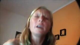 Wild Mature Cougar Sucking And Fucking Young Stud With Big Penis