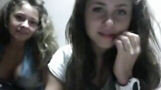 Two Very Sexy Young  Teens On Webcam For The First Time...