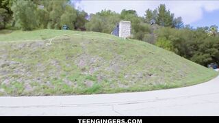 Hot Redhead With A Big Ass Ella Hughes Picked Up By Stranger And Fucked