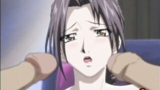 Mom Hot Babe Gets Fucked Hard In Rough Gangbang - Hentai.xxx