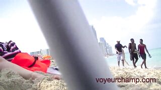 Sexy Nude Wife At A Beach