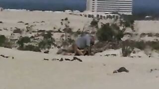 Mariels Niece And The Old Man On The Beach