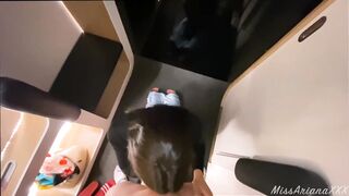 Big Ass Teen Almost Caught Fucking At The Mall - Risky Public Sex