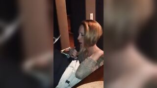 Wife Throats Bbc - Hubby Cant Believe It