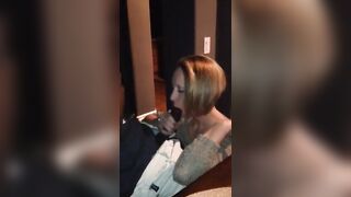 Wife Throats Bbc - Hubby Cant Believe It