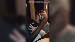 Wife Throats Bbc - Hubby Cant Believe It