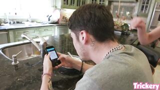 Trickery - Brandi Love Hooks Up With Her Step Son On A Blind Date