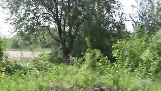 Real Orgasm Of Teen Girl Outdoors