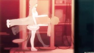 Neko Blowjob And Dildo (animated By Manyakis)