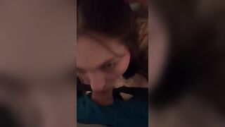 Sweet, Little Gf Cums On Hitachi While Getting Facefucked