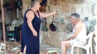 Bbw Italian Grandma Calls Grandpa To Fuck