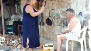 Bbw Italian Grandma Calls Grandpa To Fuck