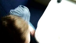 Double Cum In Mouth For Cutie Traveler In Train