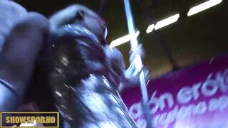 Fatty Brunette Fisting Hot Blonde With Bigtits