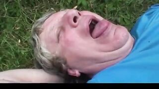 Granny Threesome In The Forest