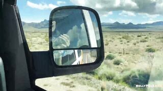 Spring Break Slut Fucked In Van At Public Beach - Molly Pills - Pov