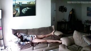 Girl Fingering & Masturbating To Orgasm Through Panties