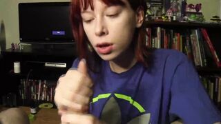 Cute Teen Redhead Zoe Takes Big Cum Facial