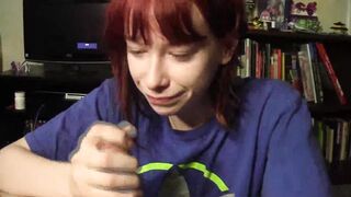 Cute Teen Redhead Zoe Takes Big Cum Facial