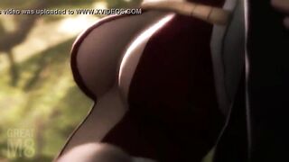 My Hero Academy Hentai - "training Session" Momo Yaoyorozu X Todoroki X Tokoyami [sfm With Sound]