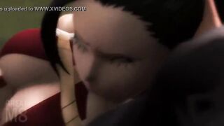 My Hero Academy Hentai - "training Session" Momo Yaoyorozu X Todoroki X Tokoyami [sfm With Sound]