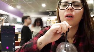 Controll My Vibrator While I Talk To Guys In Public, Than Please Fuck Me