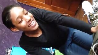 Young Lady Was Scared To Suck Dick...but Does Anyway