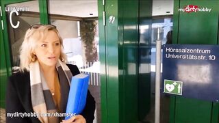 My Dirty Hobby - Curious Student Get's Fucked In A Car