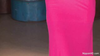 Asian Babe In Stockings Gets Her Tight Pussy Creamed