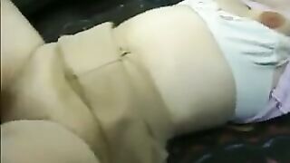 Horny French Girl With Two Older Men