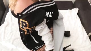 Sis Loves Huge Cock In Her Tight Ass - Fishnet Anal Hd - Adventurescouple