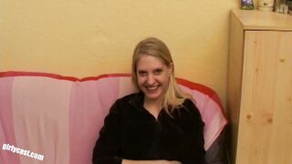 Nervous Teen Kathi First Bbc While Her Friend Is Watching