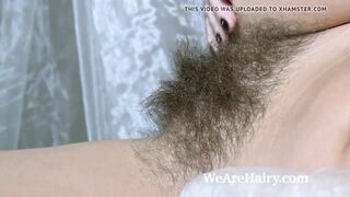 In Her Bed We Find Dominique Stripping Naked