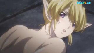 The Monsters Fucks The Cute Elf Girls - Hentai