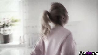 Mom Convinces Her Bf To Let Her Lesbian Daughter To Suck His Cock!