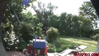 College Sisters Take All Cocks At A Frat Party