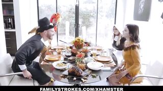 Familystrokes - Kinky Family Thanksgiving Orgy