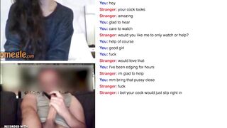 Horniest Omegle Girl Worships My Cock Until Her Bf Comes Home