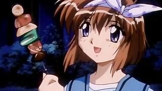 Great Hentai Outdoor Fuck Under The Fireworks