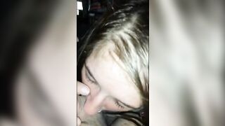 19yr Old Erin Swallowing A Huge Load