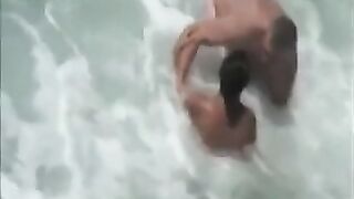 Couples Have Sex On Beach