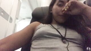 I'm In A 8hr Flight, What Do I Do? Touch Myself And Play In The Airplane