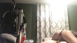 Sexy Blonde Rides Cock In Lingerie Then Takes Cum In Mouth