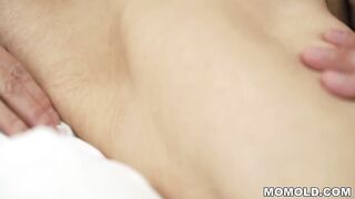 Small Titted Mommy Playing With A Horny Guy