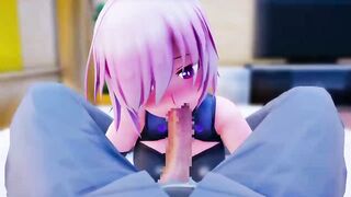 「mashu Giving The Good Succ」by Kaotaro12 [fate Mmd Hentai]