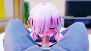 「mashu Giving The Good Succ」by Kaotaro12 [fate Mmd Hentai]